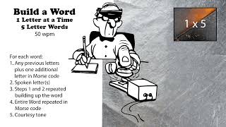 Build A Word - 1 Letter At A Time - 5-Letter Words - 50wpm