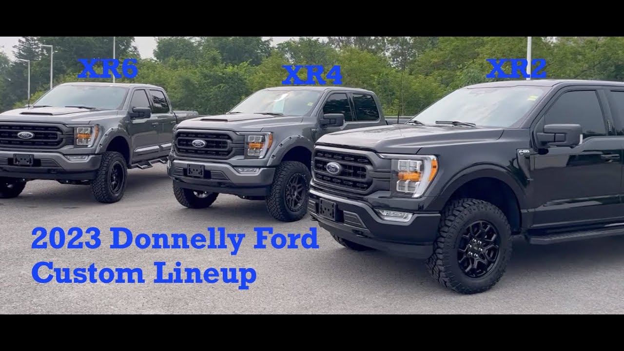 2023 Donnelly Ford Custom Lineup! LIFTED TRUCKS YouTube