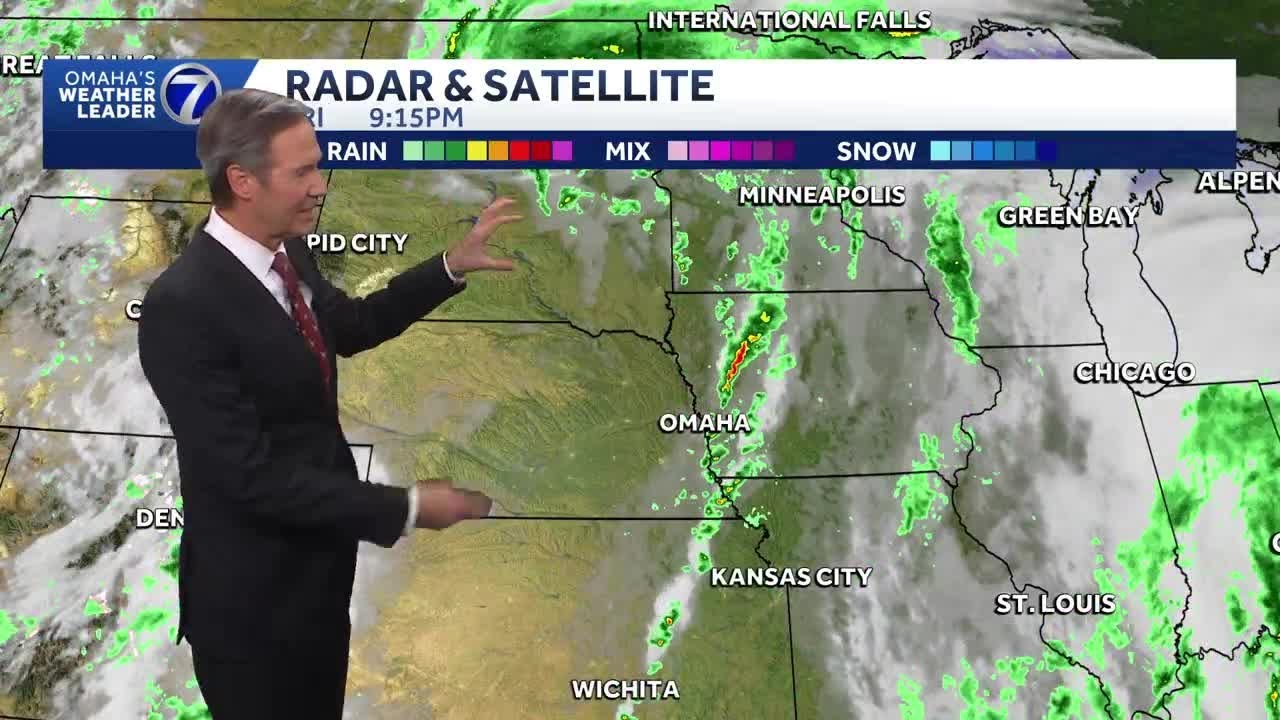 Rain moves out tonight from Omaha - YouTube