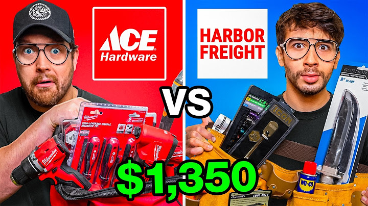 I Bought Harbor Freight and Ace Tool kits for $1,350