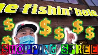 💵💰💲Shopping spree at the local tackle shop with someone else's cash! 💵💰💲 Shopping at The Fishin Hole