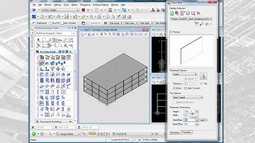 AECOsim Building Designer - QuickStart for Architects Modeling Walls, Roof and Frame