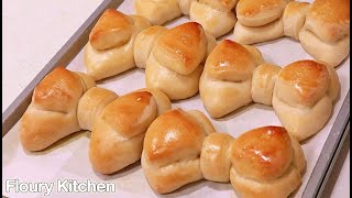 Baking Bow/Ribbon Shaped Bread! Creative Fun Ways To Shape Bread Rolls!