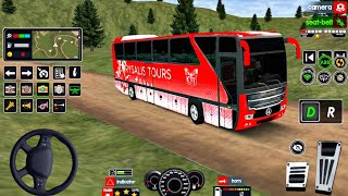 Desi Coach Bus Crazy Offroad Driving : US Coach Bus Simulator 3D : Bus Game Android Gameplay screenshot 2