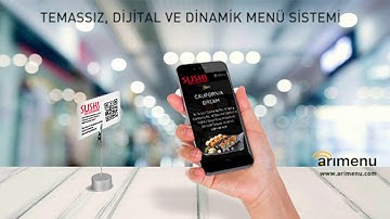 Temassız & Dijital & Dinamik Menü - QR Kod Menü Sistemi