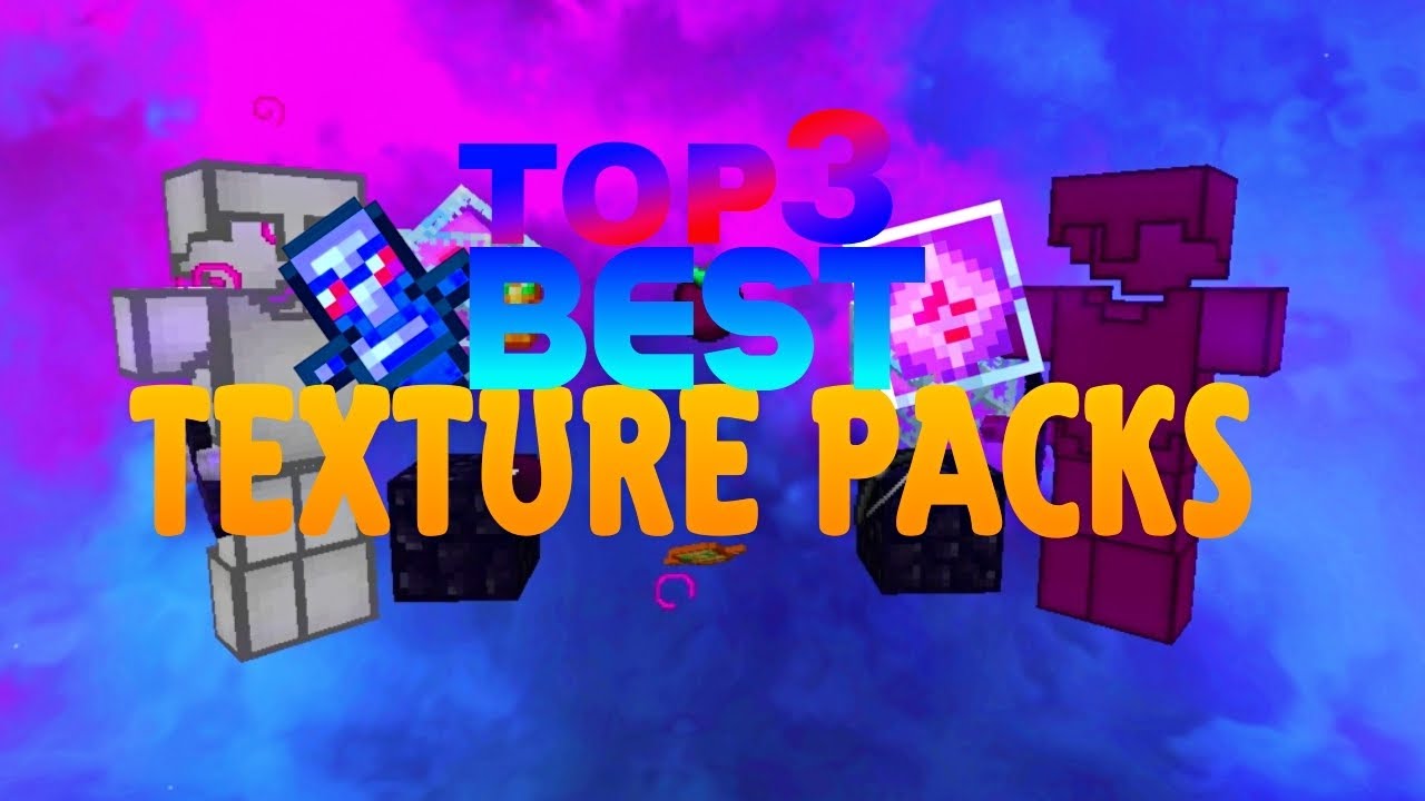 Minecraft top 3 best PvP texture pack for mcpe/mcbe/pe/bedrock with ...