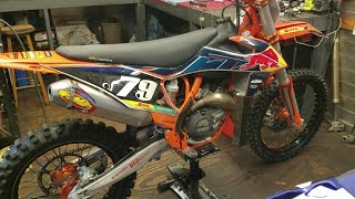 1:11 KTM 450SXF Top End Rebuild 2015-2024. New piston, & timing chain installed. 450XCF 450EXCF