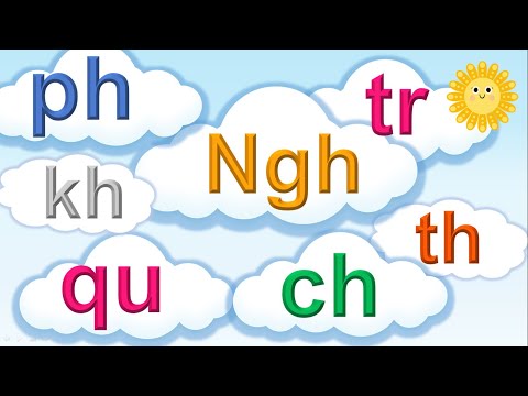 Video Bảng chữ ghép tiếng việt lớp 1 | 11 phụ âm ghép tiếng... - youtube