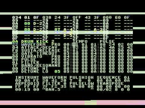 How to make groovy techno bass on C64 in SDI tracker 2.1