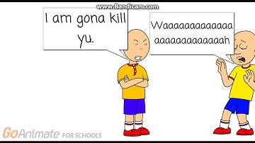 How To make Caillou in Goanimate