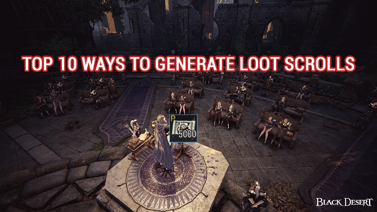 Top 10 ways to generate loot scrolls