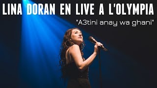 Lina Doran live à l'Olympia de Paris chante Fairuz 