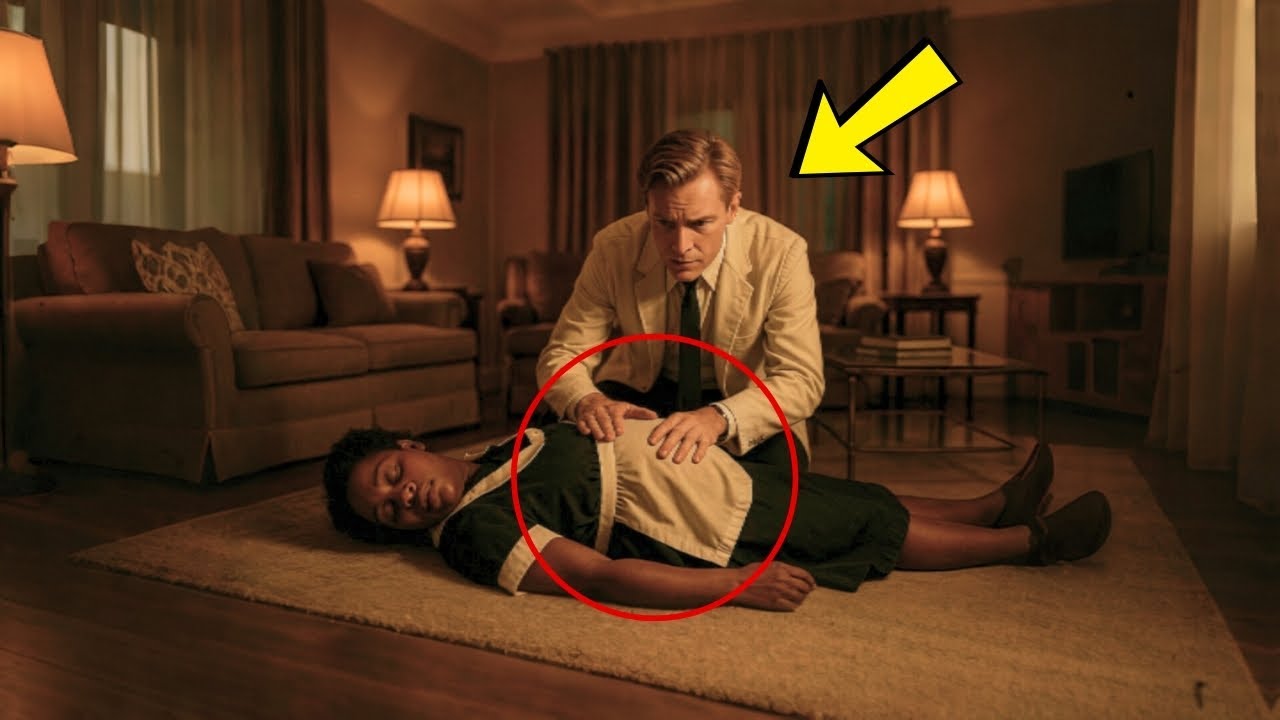 Milioner Nie Mógł Uwierzyć, Gdy Zobaczył Ciężarną Służącą Śpiącą na Podłodze.