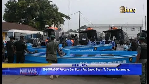 EDSOPADEC procures gunboats and speed boats to secure waterways.