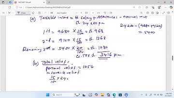 Income Tax  K c s e 2009 PP2. Mathematics Form 3
