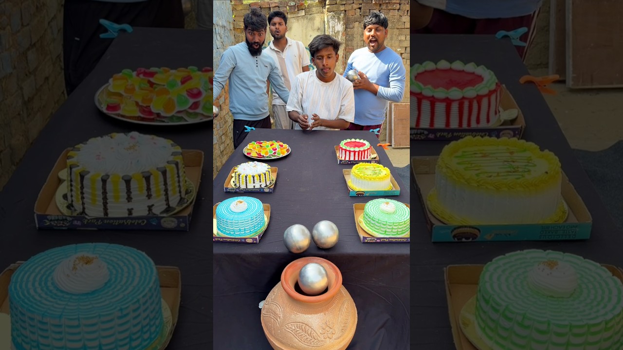 All family the birthday Cake 🤭 Eat game challenge fun yammi Cake Challenge 