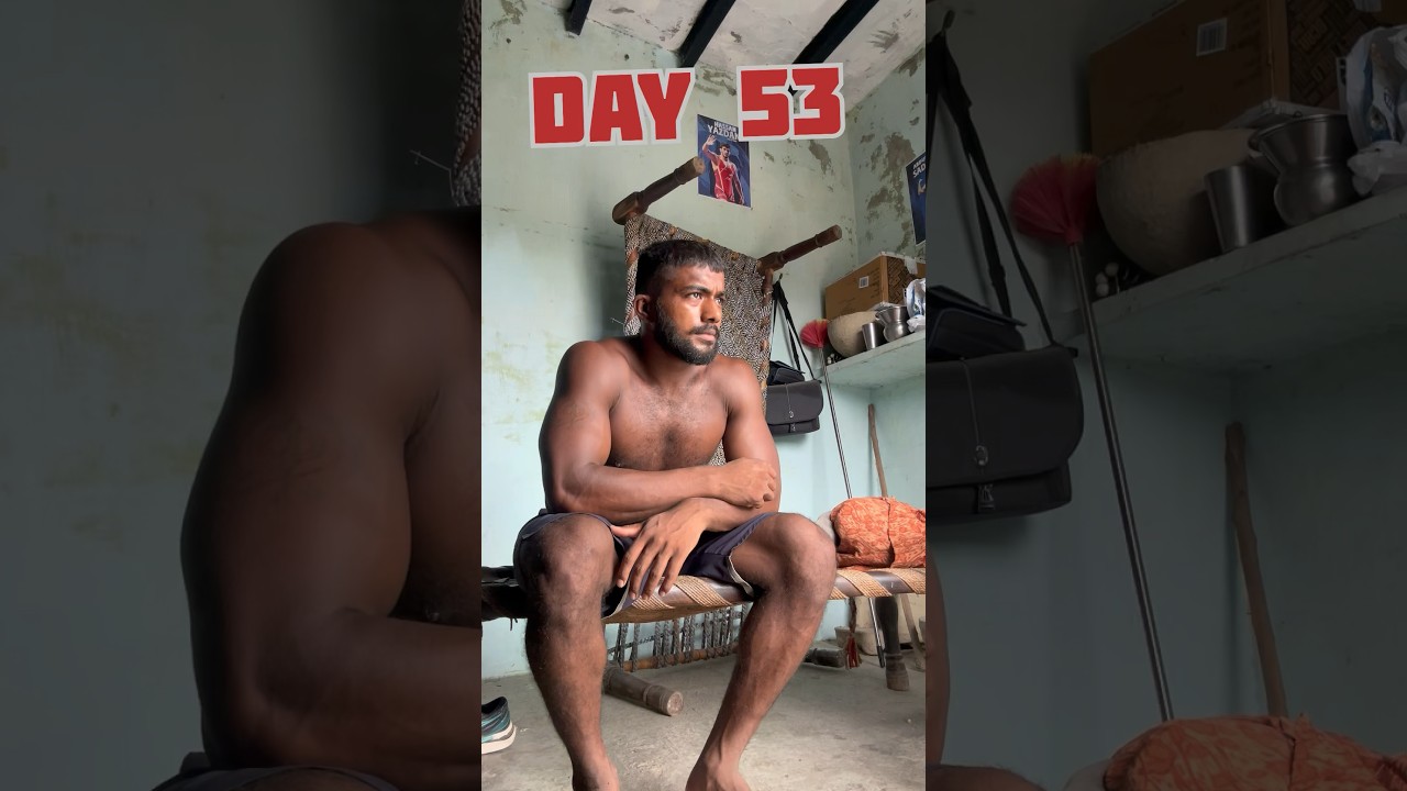 ⁣Day 53/75 hard challenge #minivlog #ankitbaiyanpuria #fitness #motivation