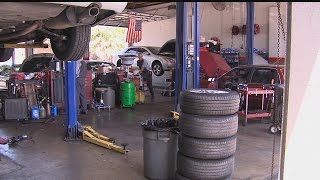 Mechanic finds hidden tracking device on woman