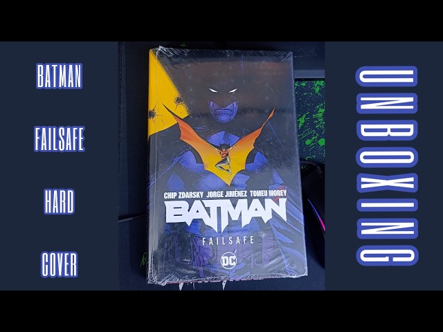Batman Failsafe Hardcover | Unboxing - YouTube