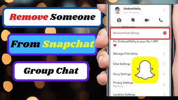How to Remove Someone From Snapchat Group 2023|Remove Someone From Snapchat Group Chat