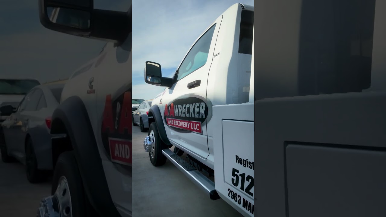 A&A Wrecker in Austin just leveled up their fleet with 4 bold new wraps.