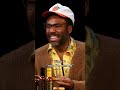 Childish Gambino's reaction to every wing on Hot Ones 🥵