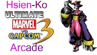 Ultimate Marvel VS Capcom 3 Arcade - Hsien-Ko {& The DarkStalkers Team}