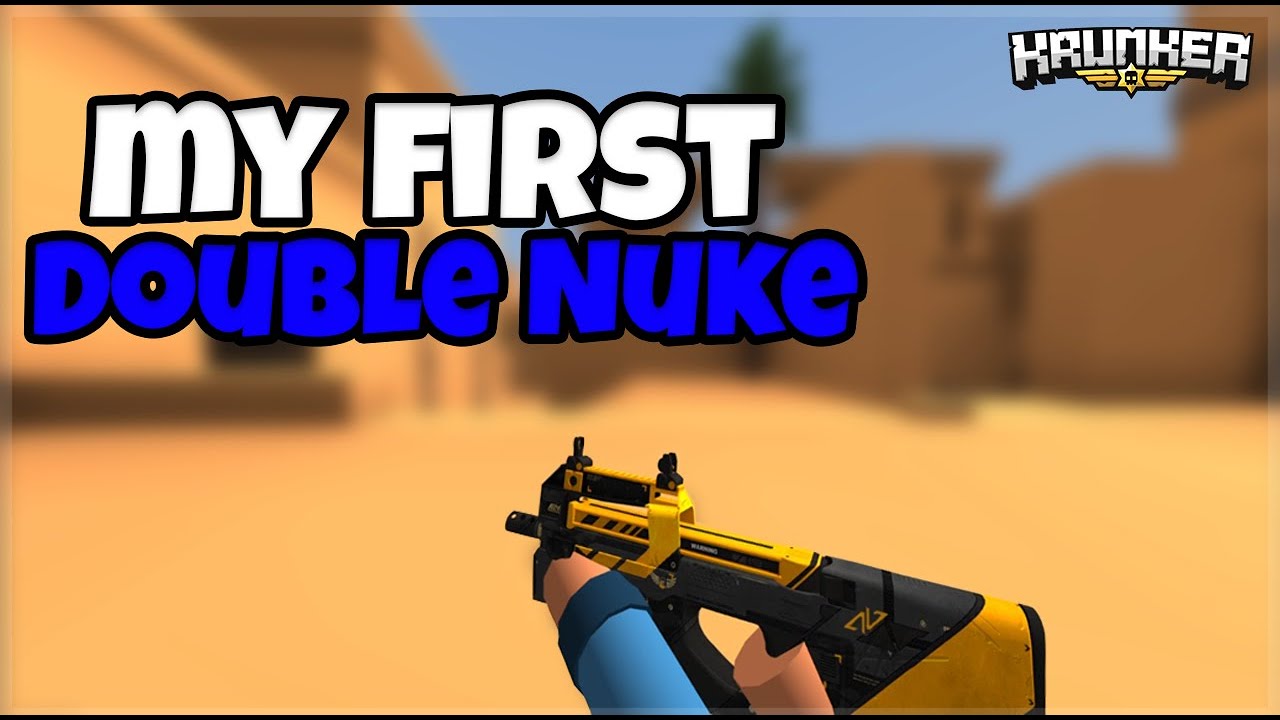 My first DOUBLE NUKE! | Krunker.io Double Nuke
