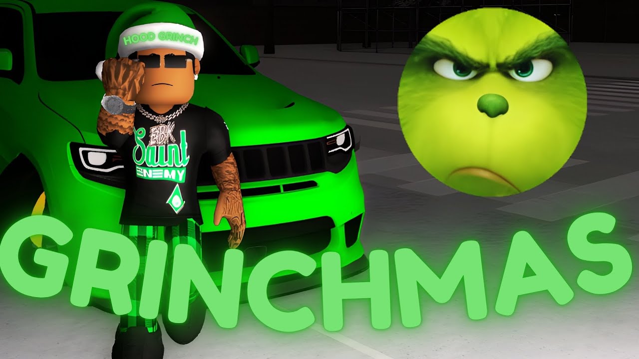 I Slid as a HOOD GRINCH in South Bronx The Trenches Roblox!