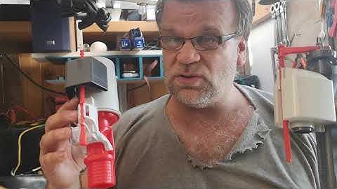 How to fix a leaking and overflowing toilet, water closet, WC cistern