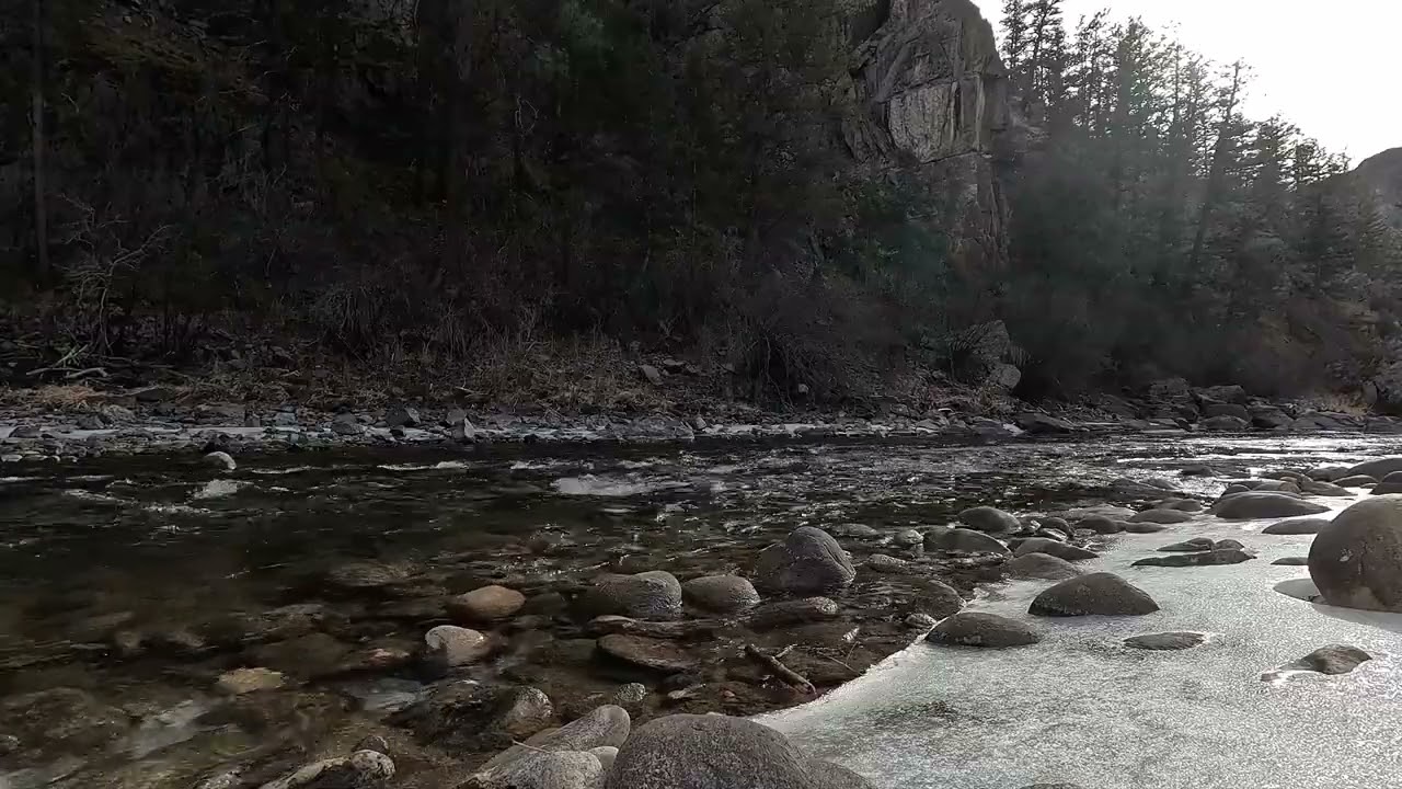 8 Hours | Poudre River Sounds – Flowing Colorado River for Deep Sleep & Relaxation (4K)