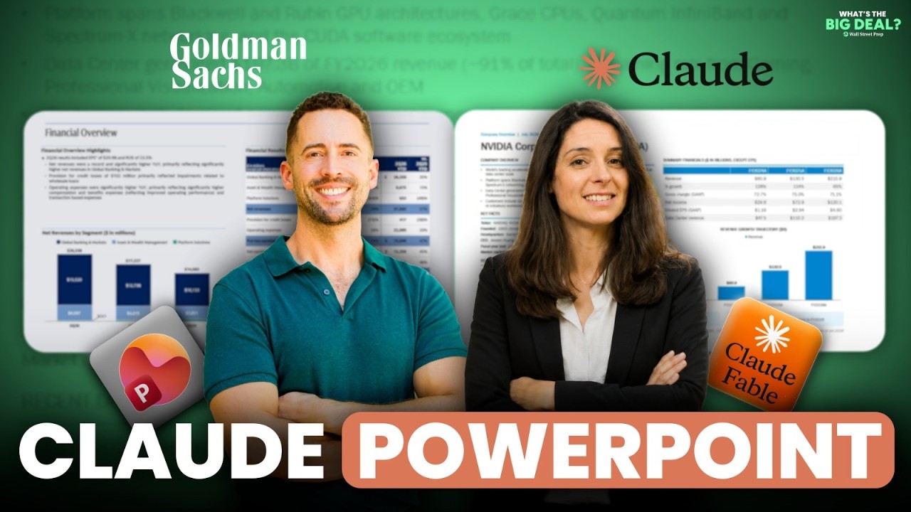 Claude for Investment Banking: Building a One-Pager in PowerPoint with AI