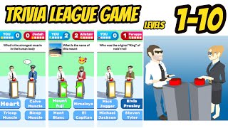 Trivia League Game Levels 1 - 10 Gameplay Walkthrough | (IOS - Android) screenshot 1
