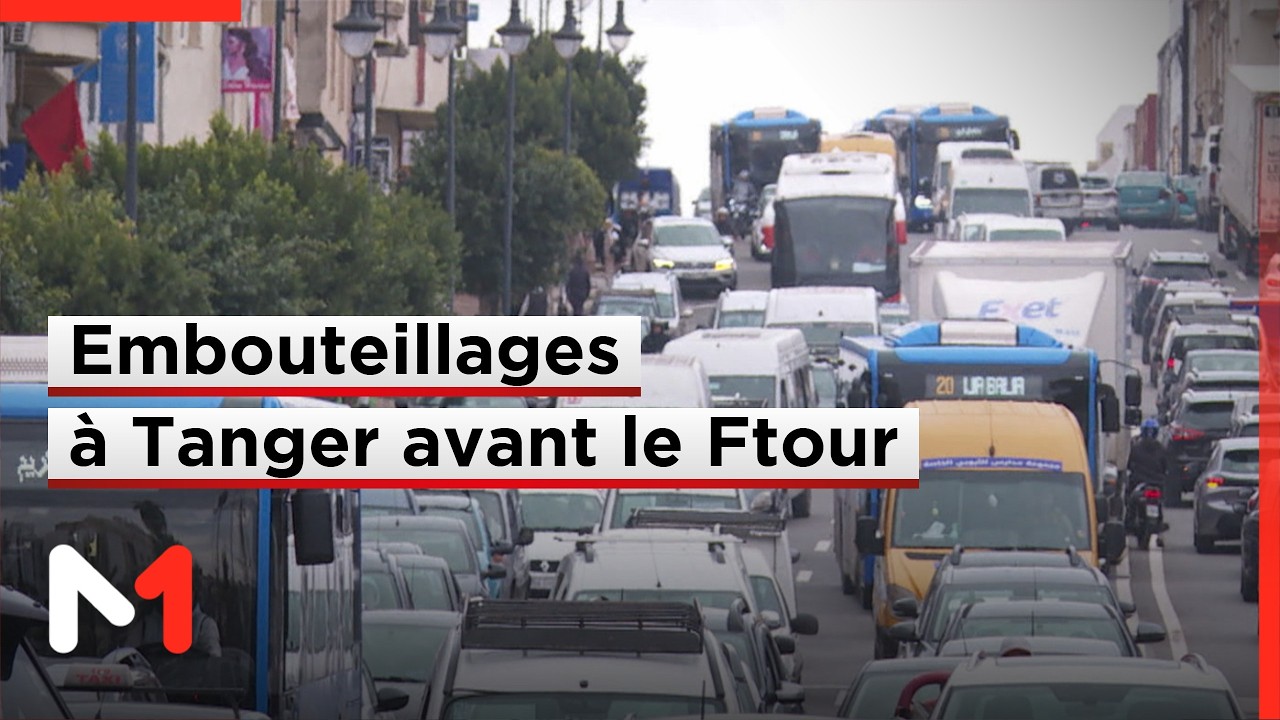 Tanger : Circulation chaotique avant la rupture du jeûne