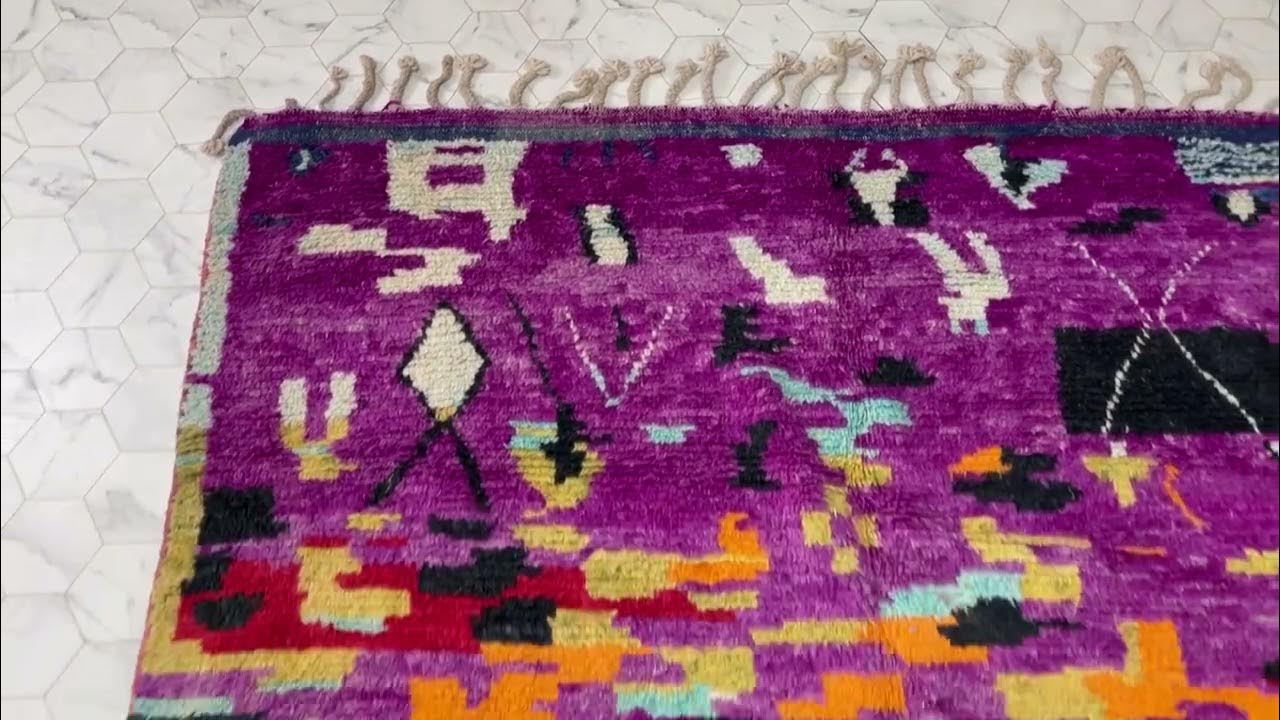 kechart 7x10 ft Vintage Moroccan Boujaad Rugs, Beautiful berber