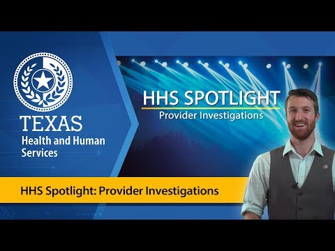 HHS Spotlight: Provider Investigations