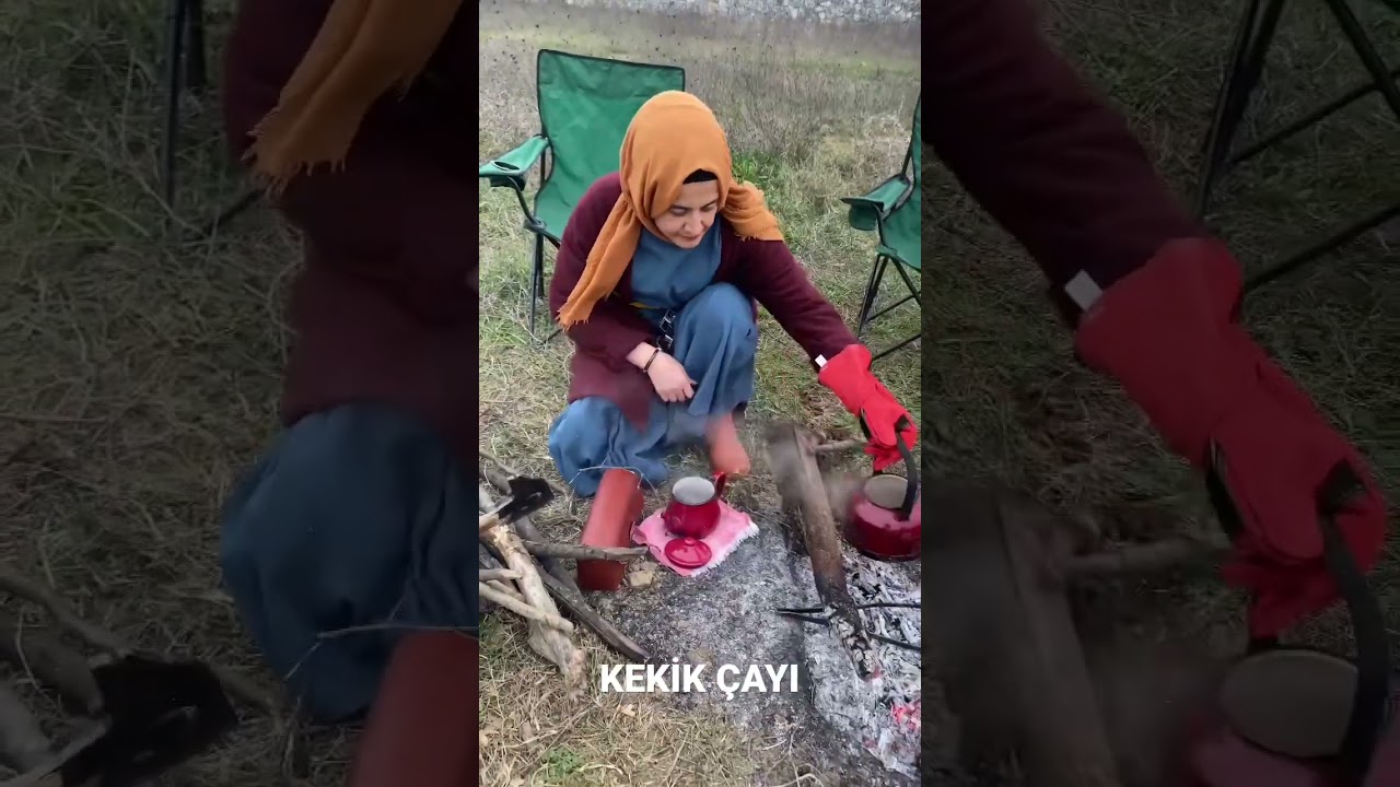 KEKİK ÇAYI TARİFİ #shorts KAMP YEMEKLERİ TARİFİ