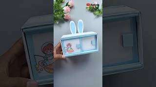 Diy Kotak Penyimpanan Cute Dari Kardus bekas  - Kerajinan Dari barang bekas #shorts #diy #craft