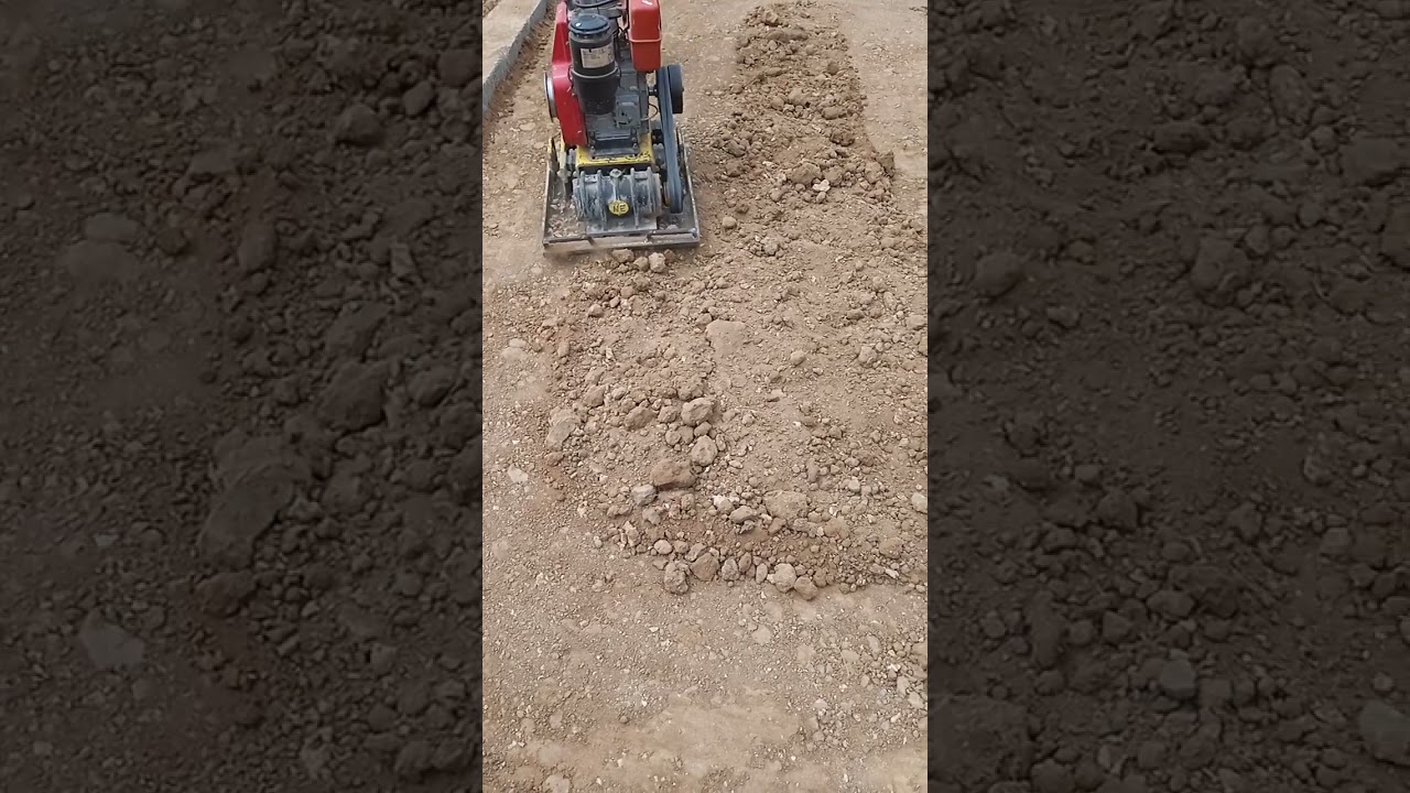 Basement earth compaction# Earth ramming # Basement filling