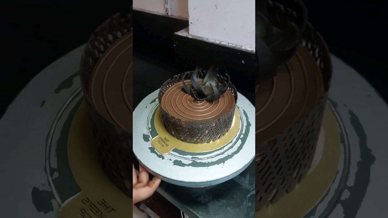 Chocolate Net Garnishing Cake 🎂 