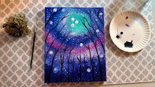 Let’s Paint with Sponge! Fun and Easy Painting on Canvas with me! Profile