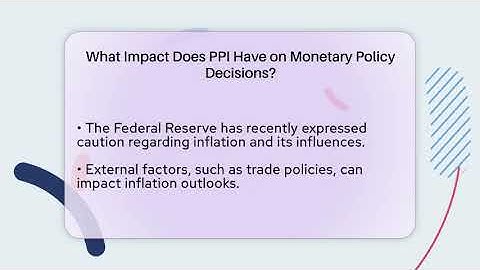 What Impact Does PPI Have on Monetary Policy Decisions? | Inflation Insight Channel News