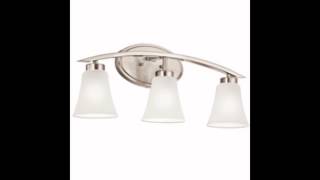 bathroom vanity lights brushed nickel