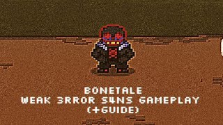 Bonetale 1.6 Beta V3 | Weak Error Sans gameplay (+ guide)
