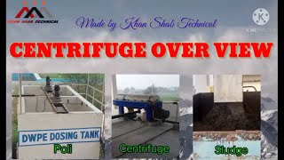 Study of Centrifuge Decanter Over View | STP Plant Centrifuge Decanter | Decanter Process in Hindi