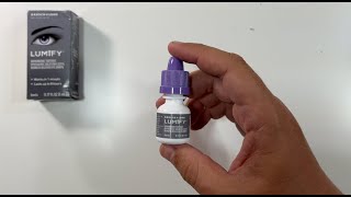 LUMIFY Redness Reliever Eye Drops Unboxing