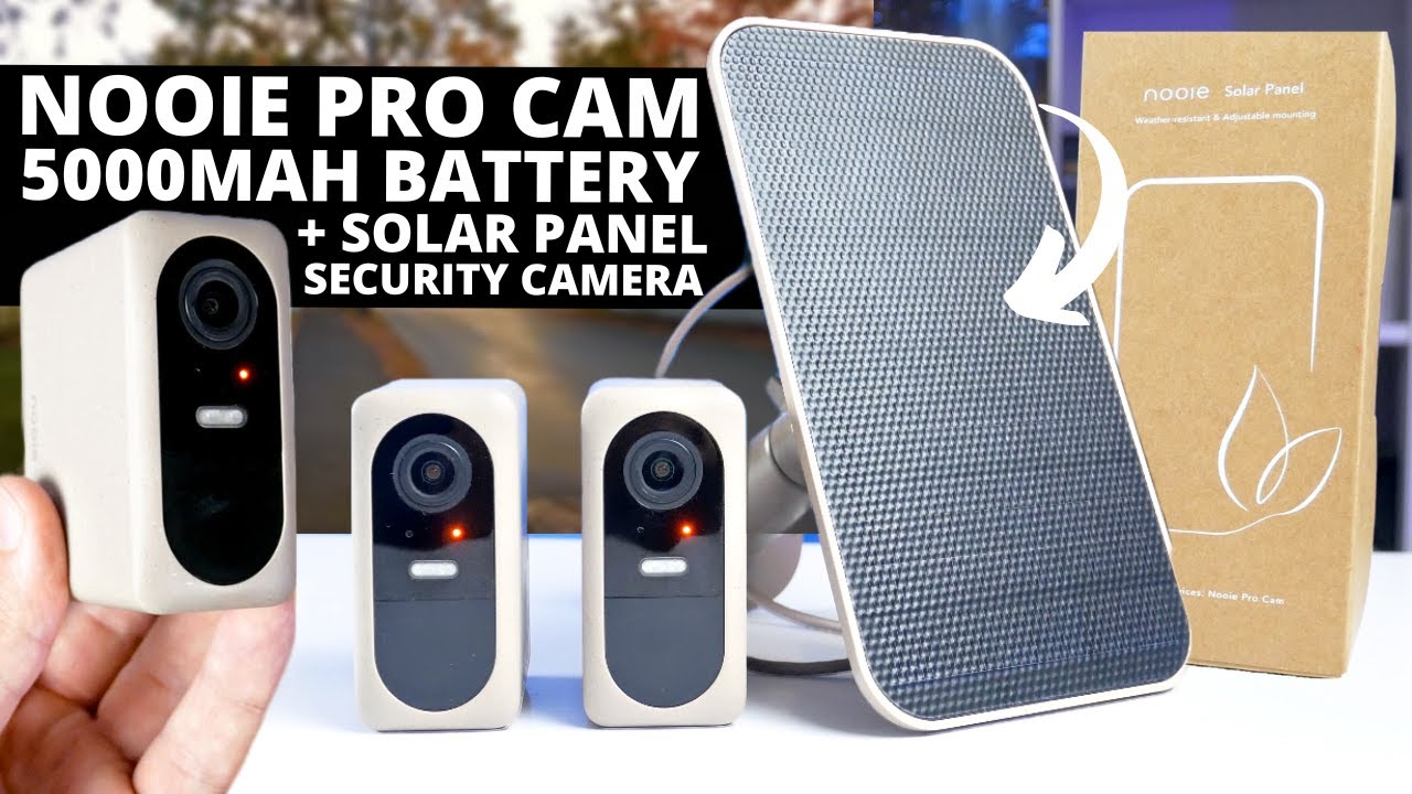 Nooie Pro Cam REVIEW Infinite Battery Life Security Camera! YouTube