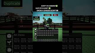 Grow A Garden Dupe Pets Script Free Dupe Every Pets Script In Comment Dex Sc