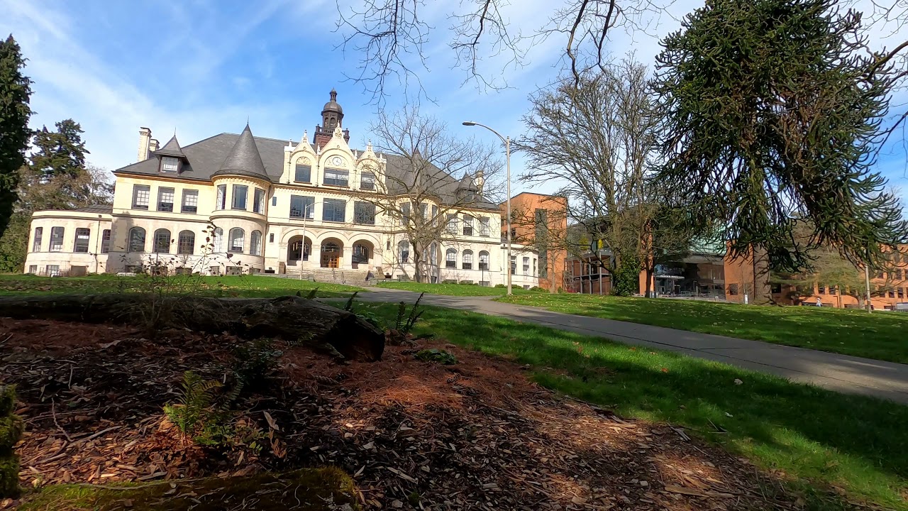 Denny Hall Yard, March 2021