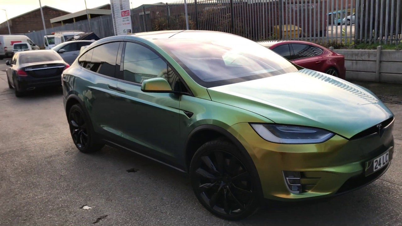 Car Wrapping in Manchester Tesla Model X Full Car Wrap YouTube